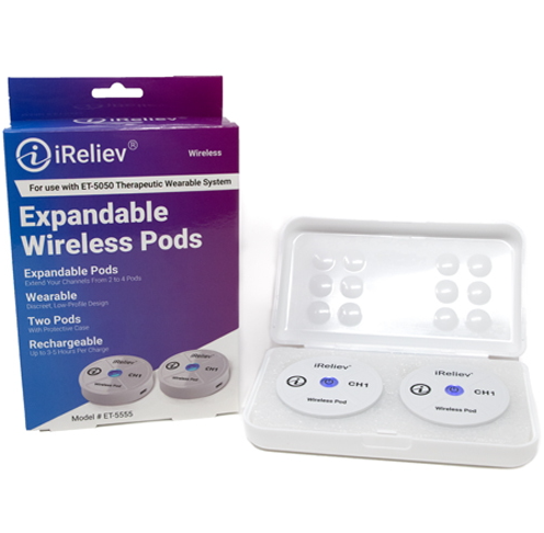 TENS + EMS Expandable Receiver Pods /used with Wireless Device (For ET-5050)