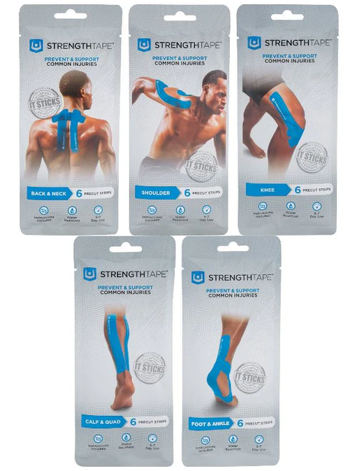 StrengthTape Kinesiology Tape Precut Body Kits