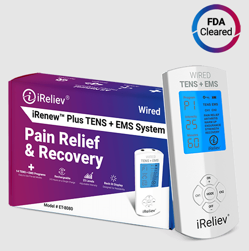 Wired Premium TENS + EMS Pain Relief & Recovery